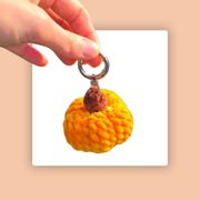 Breloczek szydełkowy dynia | breloczek na jesień | jesieniara