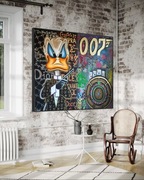 Obraz 160x130 Kaczor Donald dolary ruletka poker złoto 