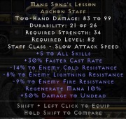 Diablo 2 Rotw mang songs lesson nonladder PC