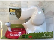 3M Scotch podajnik stołowy z 1 rolką taśmy klejącej Pies