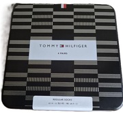 Skarpetki męskie czarne 4 pary rozmiar 43-46 Tommy Hilfiger