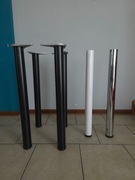 Stalowe nogi do stołu/biurka - Nowe - Trzy kolory do wyboru