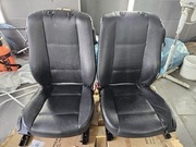 Fotele do Bmw e46 coupe/compact czarne skóra