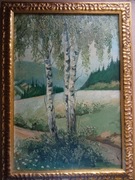 STARY OBRAZ PODPISANY - JÓZEF RAPACKI