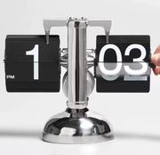 Vintage Flip Digital Clock zegar stołowy mechaniczny dekoracja domu biuro 