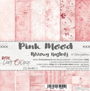 Zestaw papierów PINK MOOD 15x15  Craft o'Clock 24ark