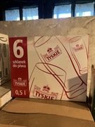 Szklanki pokale 0,5l Tyskie (6 sztuk)