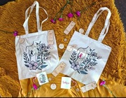 Zestaw BADAJ SIĘ. kubek, torba, zakładka, brelok.