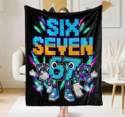 Nowy duży mięciutki koc  Six Seven 150x200