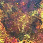 Obraz ręcznie malowany, akwarela na płótnie 25x25