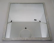 Lustrzana taca do świec, podgrzewaczy, dekoracji, styl Glamour, wym.20x20cm