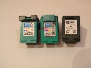 Tusze HP 342 351 703 - puste zużyte