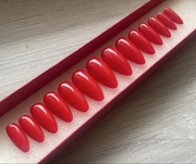 Ręcznie malowane sztuczne paznokcie, press on nails, tipsy handmade