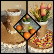 Tacka ozdobna z flakonem