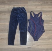 Strój kąpielowy i Leginsy rozm.146