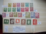 26szt. znaczki Mi 177 odcień z rocznik 1954 Niemcy RFN BRD kasowane