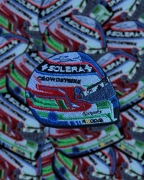 Naszywka termo haftowana przedstawiająca kask F1 Kimi Antonelli