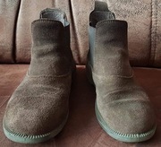 Skórzane sztyblety Fouganza rozm. 34 bdb stan