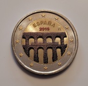 2 EURO Hiszpania 2016 - 2 EURO KOLOR