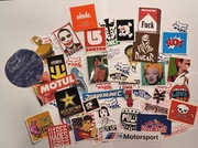 54 Naklejki wlepki Burton Vans Rockstar Motul Etnies FOX Dakar Red Bull