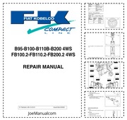 Fiat B95 B100 B110B B200 4WS FB100-2 FB110-2 FB200-2Instrukcja serwisowa