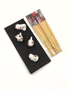 Pałeczki do jedzenia z bambusa 5 par do sushi ryżu i innych