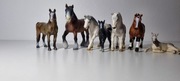 Zestaw figurek koni schleich konie z roku 2001-2005