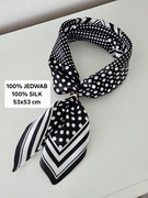 Elegancka Apaszka jedwabna 53x53 cm - Stylowa i uniwersalna!