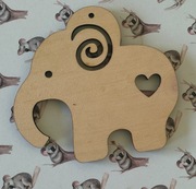 słonik zawieszka decoupage scrapbooking łapacz snów