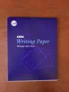 Notes / białe kartki do pisania (+ liniuszek) ASDA | writing paper