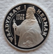 Moneta 200 zł 1981 r. Władysław I Herman, półpostać, próba Ag