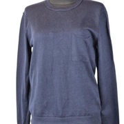 Filippa K granatowy sweter merino S premium basic do biura na co dzień