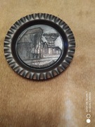 Mosiężny wiszący talerzyk Polish Ocean Lines