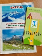 Krkonoše 15 Soubor turistickych map Karkonosze mapa 1980 r