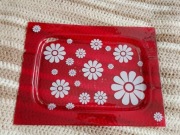 Szklana taca kultowy relikt PRL-u . Lata 70- te XX wieku