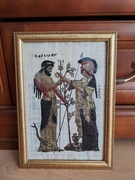 Obrazek na papirusie Grecja Atena Posejdon