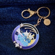 Meteor shower sky keychain 