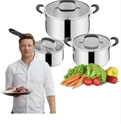 Zestaw 3 garnków TEFAL garnki Jamie Oliver wysoka jakość indukcja