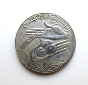 1/2 Dinara 1997 r.   Tunezja