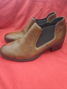 Okazja Botki brązowe damskie Rieker rozmiar 39 