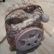 Plecak rózowo biały Disney  z kotem Marie z "Arystokraci"