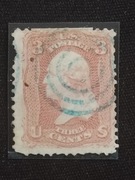 Znaczek USA RARYTASY usa postage THREE CENTS