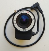obiektyw kamera monitoring IR 3.5-8mm F1.4 1/3" CS