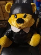 VADER miś misiek wielki skórzana kurtka i pilotka 