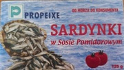 Sardynki  w sosie pomidorowym