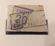Znaczek 20 centimes UNIKAT