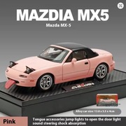 Mazda MX-5 1:32 Model Samochodu Diecast Światło Dźwięk Wyścigowy