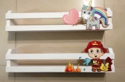 Półka na książki, zabawki, drewniana dla dziecka