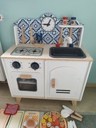 Kuchnia drewniana playtive dla dziecka + obszerne wyposażenie - dodatki