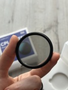 Filtr CPL do aparatu, zdejmowany, 49 mm.